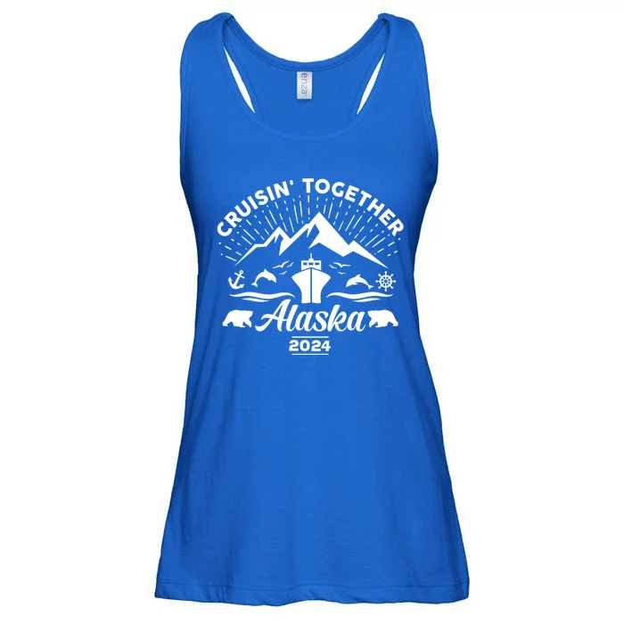 Alaska Cruise 2024 Family Friends Group Travel Matching Ladies Essential Flowy Tank