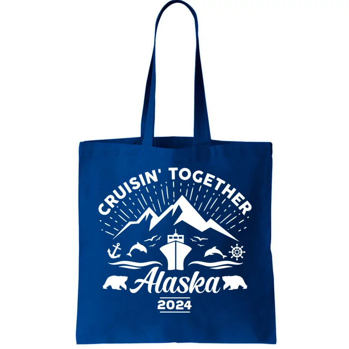 Alaska Cruise 2024 Family Friends Group Travel Matching Tote Bag