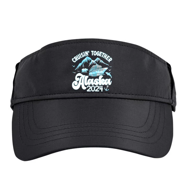 Alaska Cruise 2024 Retro Matching Family And Friends Group Adult Drive Performance Visor