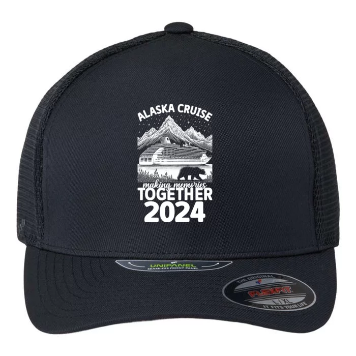 Alaska Cruise 2024 Matching Family Friends Group Alaskan Flexfit Unipanel Trucker Cap