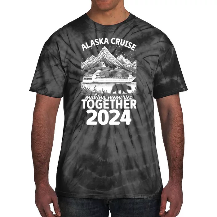 Alaska Cruise 2024 Matching Family Friends Group Alaskan Tie-Dye T-Shirt