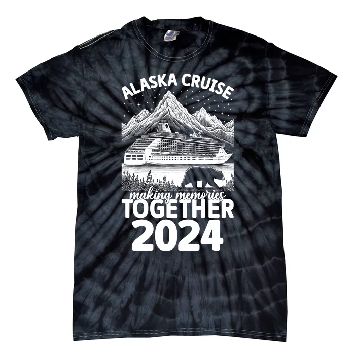 Alaska Cruise 2024 Matching Family Friends Group Alaskan Tie-Dye T-Shirt