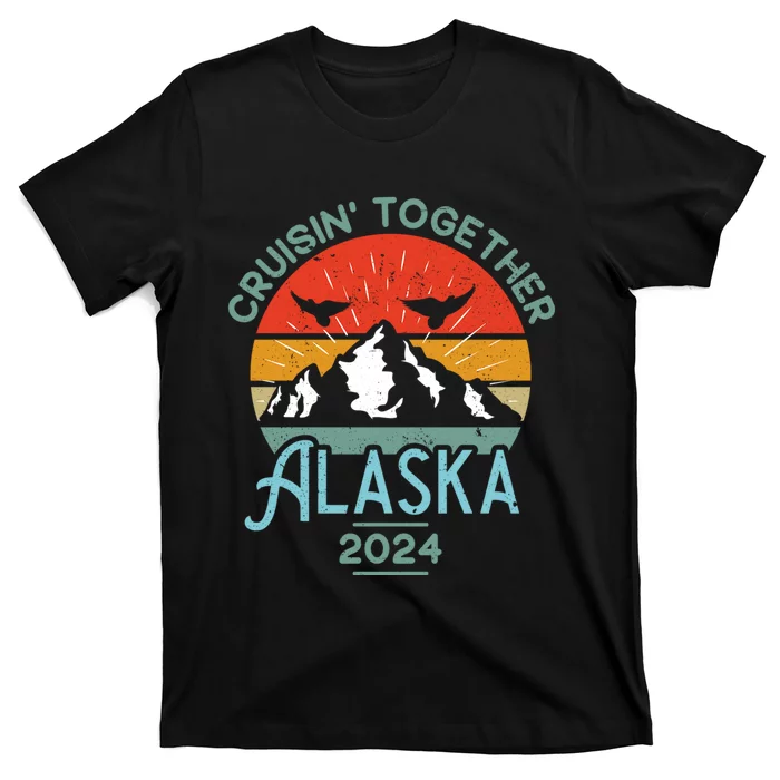 Alaska Cruise 2024 Matching Family Friends And Group T-Shirt