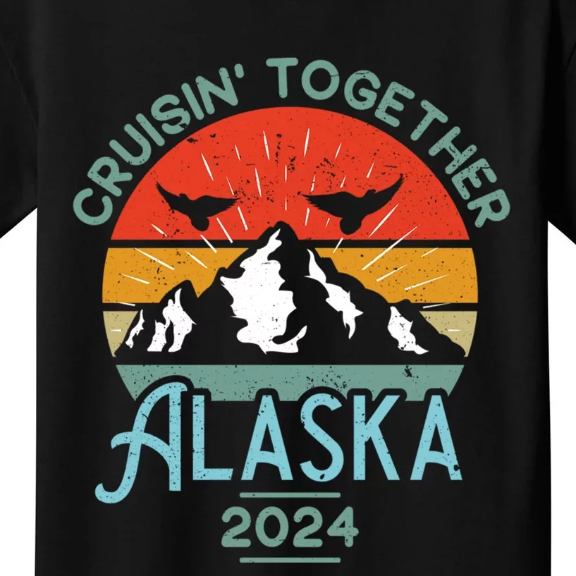 Alaska Cruise 2024 Matching Family Friends And Group Kids T-Shirt