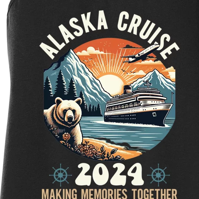 Alaska Cruise 2024 Funny Making Memories Women's Racerback Tank