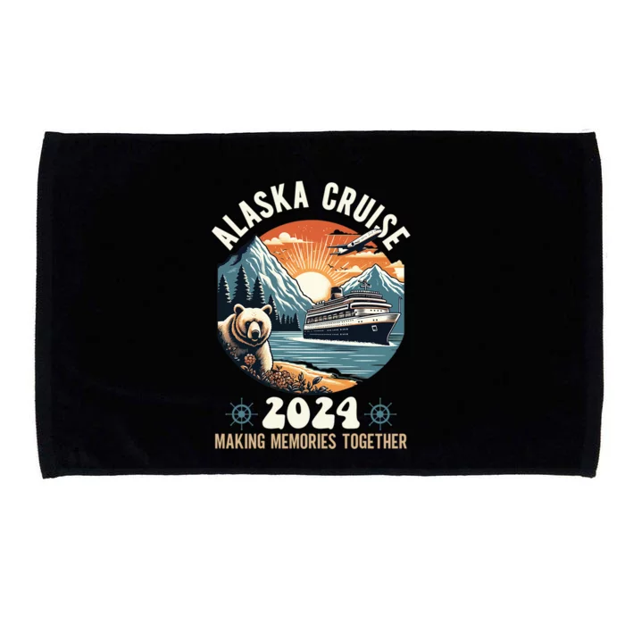 Alaska Cruise 2024 Funny Making Memories Microfiber Hand Towel