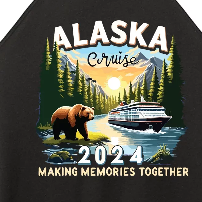 Alaska Cruise 2024 Trip Matching Family Friends Alaska Squad Women’s Perfect Tri Rocker Tank