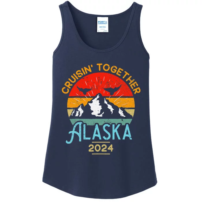 Alaska Cruise 2024 Family Friends Group Travel Matching Ladies Essential Tank