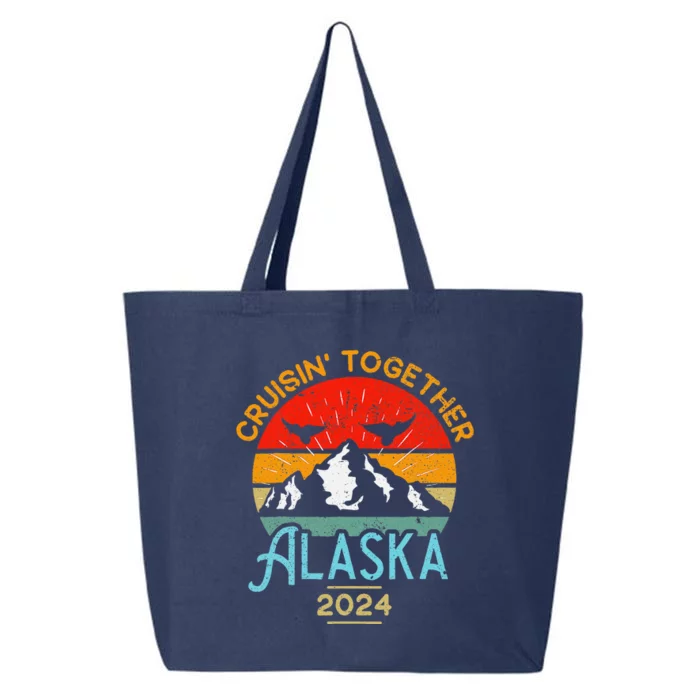 Alaska Cruise 2024 Family Friends Group Travel Matching 25L Jumbo Tote