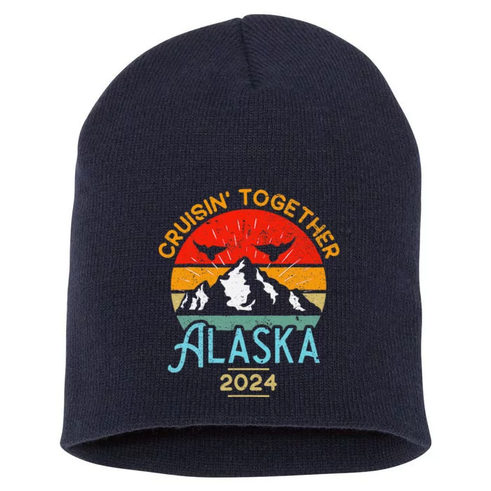 Alaska Cruise 2024 Family Friends Group Travel Matching Short Acrylic Beanie