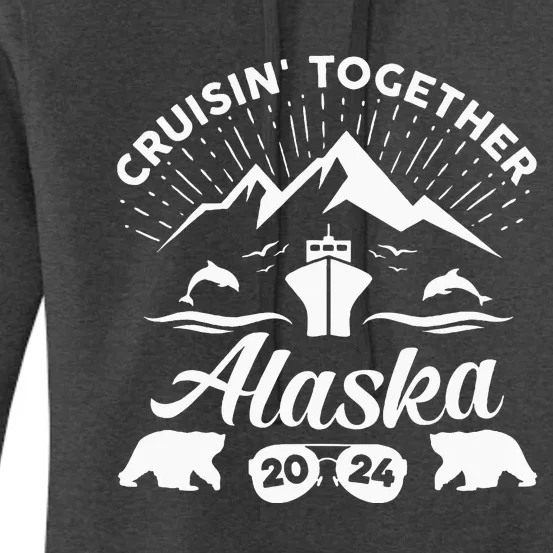 Alaska Cruise 2024 Family Summer Vacation Travel Matching Women's Pullover Hoodie