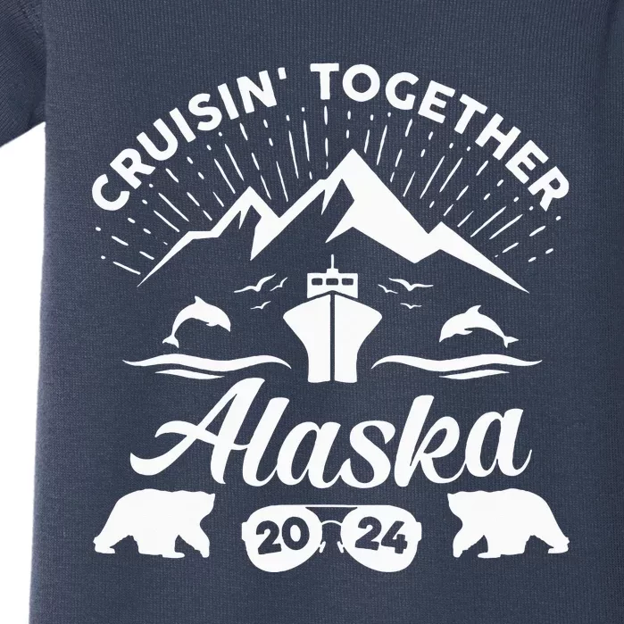 Alaska Cruise 2024 Family Summer Vacation Travel Matching Baby Bodysuit