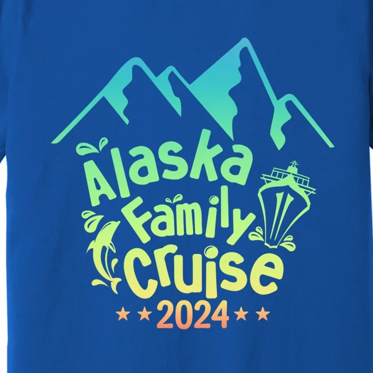 Alaska Cruise 2024 Matching Family Cruise Group Alaska 2024 Cute Gift Premium T-Shirt