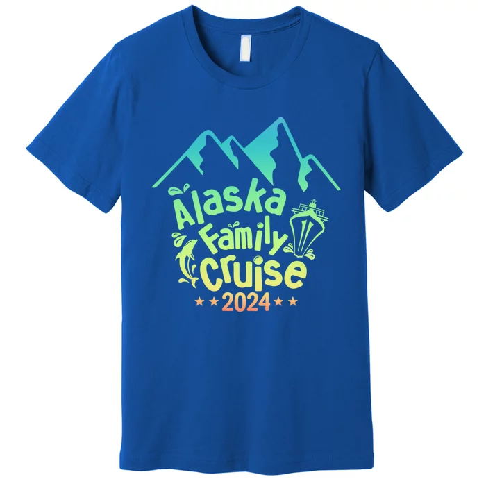 Alaska Cruise 2024 Matching Family Cruise Group Alaska 2024 Cute Gift Premium T-Shirt