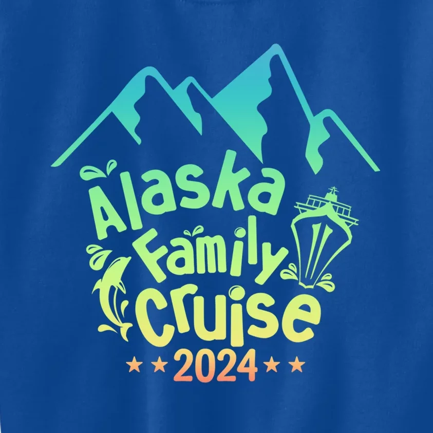 Alaska Cruise 2024 Matching Family Cruise Group Alaska 2024 Cute Gift Kids Sweatshirt