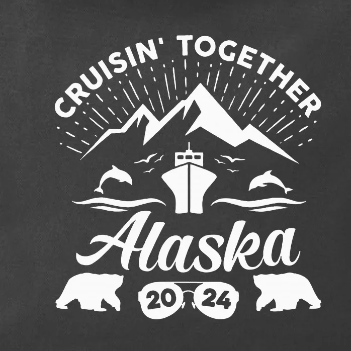 Alaska Cruise 2024 Family Summer Vacation Zip Tote Bag