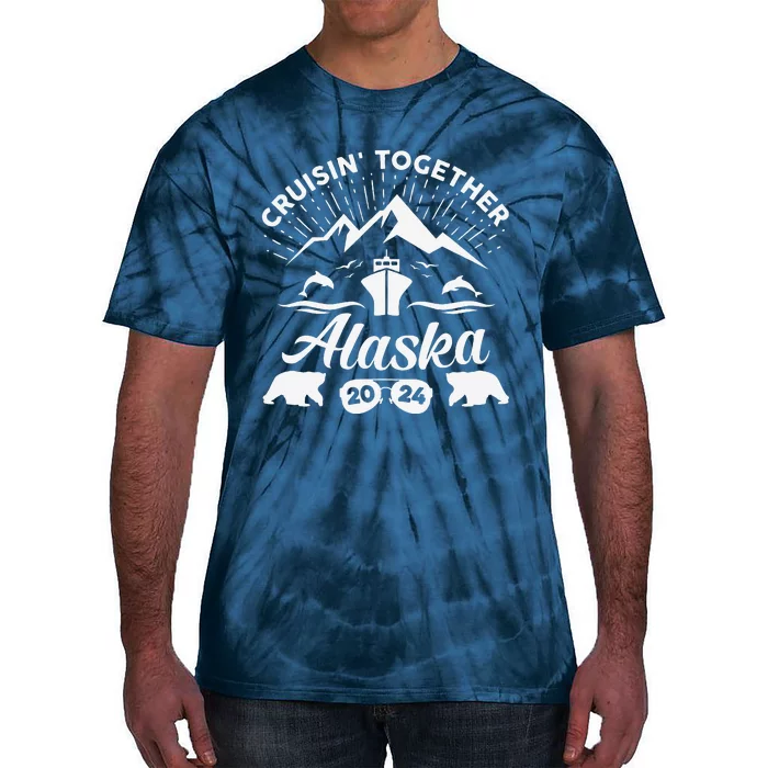 Alaska Cruise 2024 Family Summer Vacation Travel Matching Tie-Dye T-Shirt