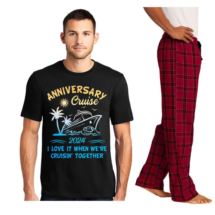 Anniversary Cruise 2024 Wedding Anniversary Husband Wife Pajama Set