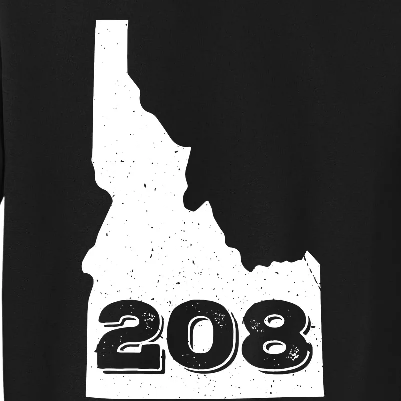 Area Code 208 Boise Idaho Funny Home State Gift Sweatshirt