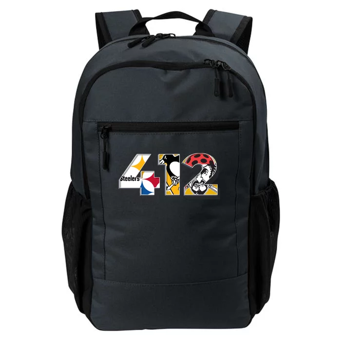 Area Code 412 Sports Teams For Pittsburgh Daily Commute Backpack