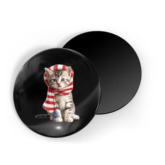 American Cat 4th Of July Cat Patriotic Cats American Shorthair Kitten Magnet