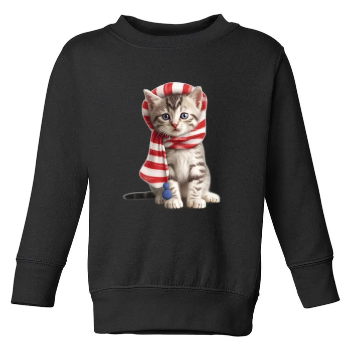 American Cat 4th Of July Cat Patriotic Cats American Shorthair Kitten Toddler Sweatshirt