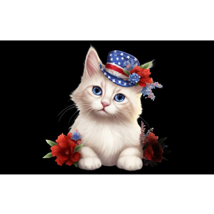 American Cat 4th Of July Cat Patriotic Cats Somali Kitten Bumper Sticker