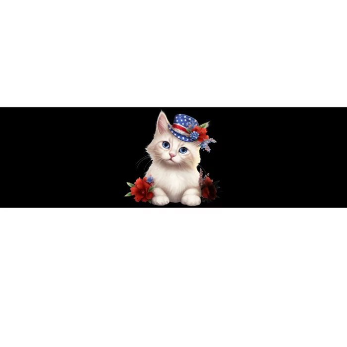 American Cat 4th Of July Cat Patriotic Cats Somali Kitten Bumper Sticker