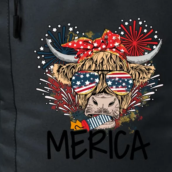 Americas Cow 4th Of July Cool Gift Daily Commute Backpack