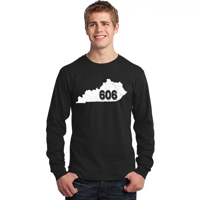 Area Code 606 Pikeville Middlesborough Ky Tall Long Sleeve T-Shirt