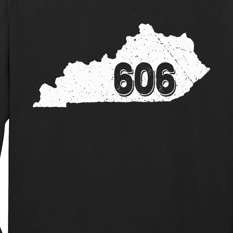 Area Code 606 Pikeville Middlesborough Ky Tall Long Sleeve T-Shirt