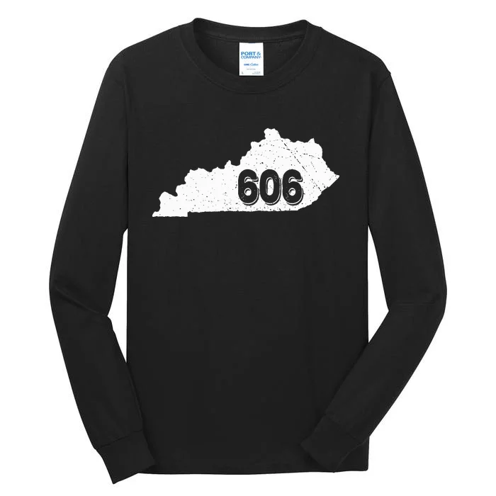 Area Code 606 Pikeville Middlesborough Ky Tall Long Sleeve T-Shirt