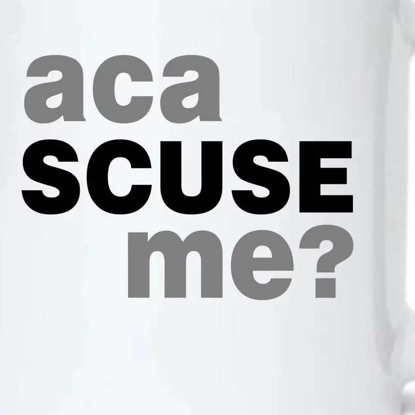 Aca Scuse Me Black Color Changing Mug