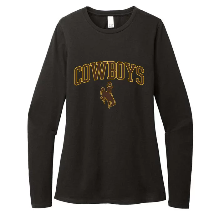 Apparel Cowboys Arch & Logo Womens CVC Long Sleeve Shirt