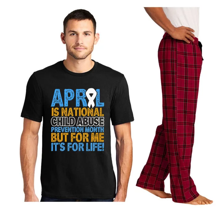 April Child Abuse Prevention Awareness Blue Ribbon Support Pajama Set