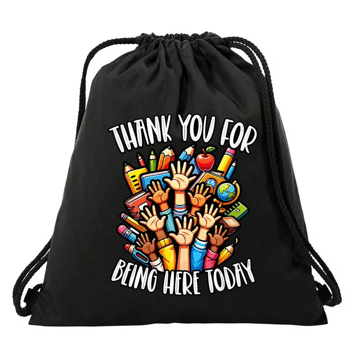 Attendance Clerk Attendance Secretary Attendance Matters Drawstring Bag