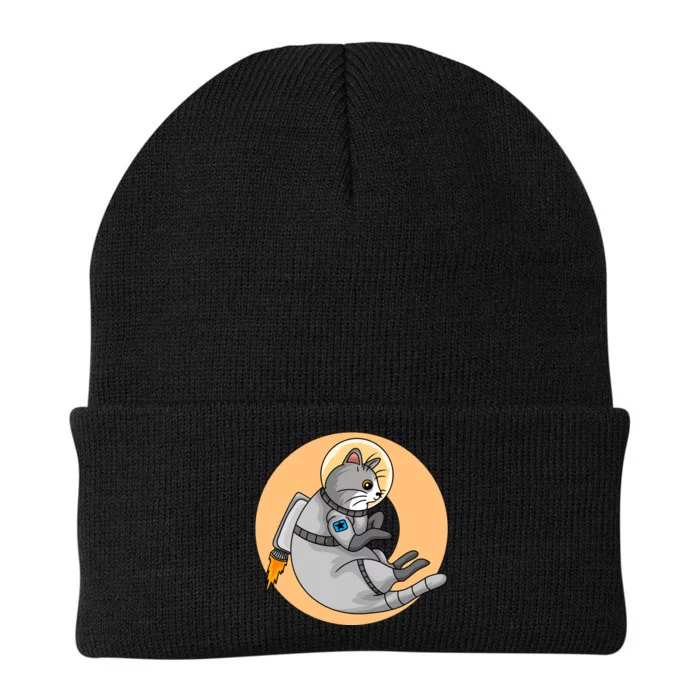 Astronaut Cat Knit Cap Winter Beanie