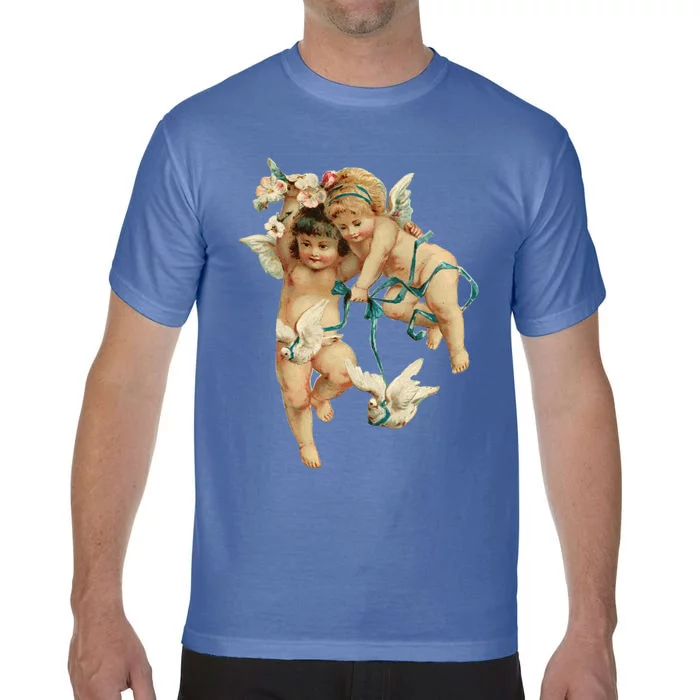 Angelic Cherubs And Doves Cute Gift Comfort Colors T-Shirt