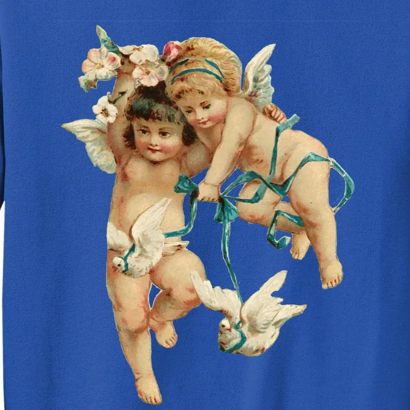 Angelic Cherubs And Doves Cute Gift Tall Sweatshirt