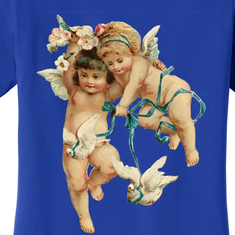 Angelic Cherubs And Doves Cute Gift Women's T-Shirt