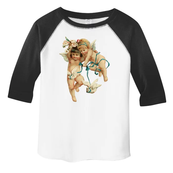 Angelic Cherubs And Doves Cute Gift Toddler Fine Jersey T-Shirt