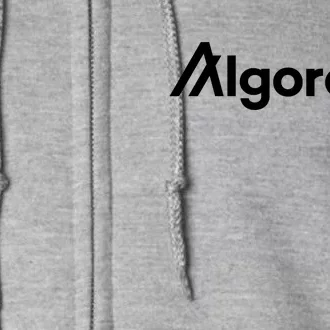 Algorand Cryptocurrency Full Zip Hoodie