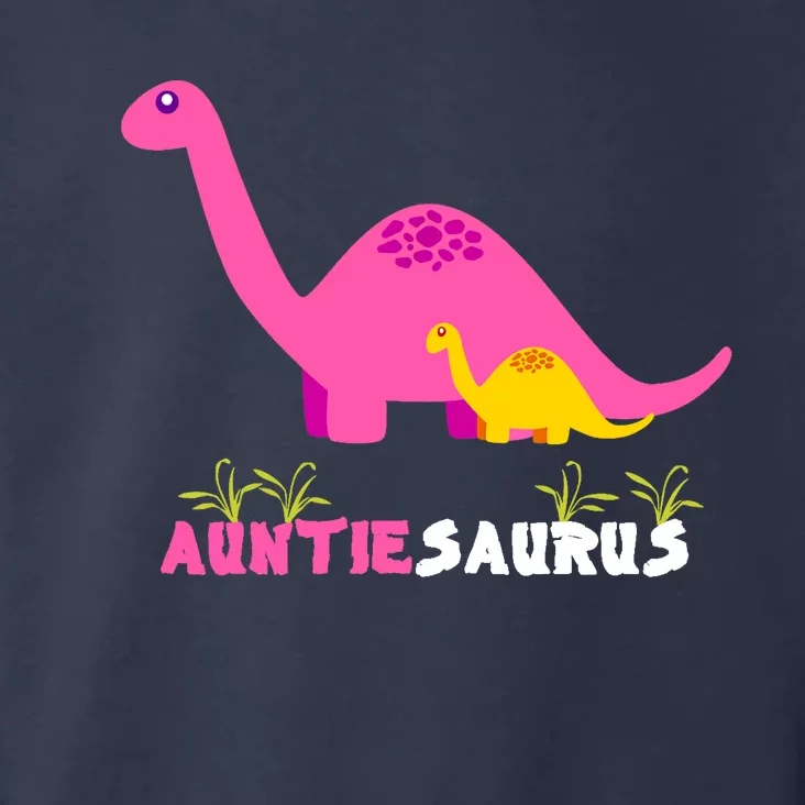 Auntiesaurus Cute Auntie Saurus Dinosaur Aunt Matching Toddler Hoodie