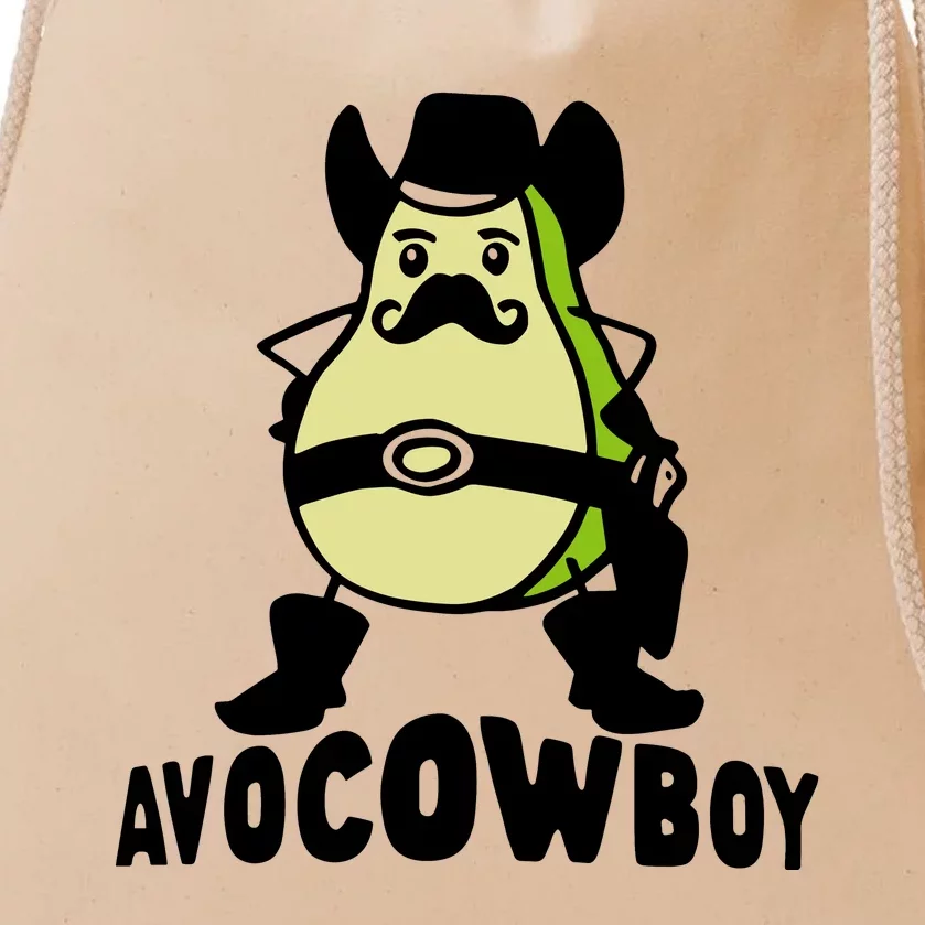 Avo Cowboy Avocado Cowboy Drawstring Bag