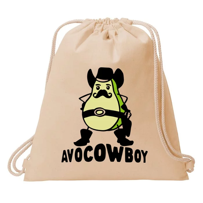 Avo Cowboy Avocado Cowboy Drawstring Bag