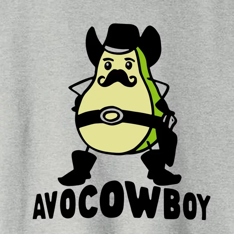 Avo Cowboy Avocado Cowboy Women's Crop Top Tee