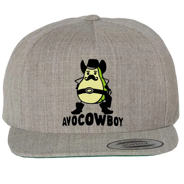 Avo Cowboy Avocado Cowboy Wool Snapback Cap