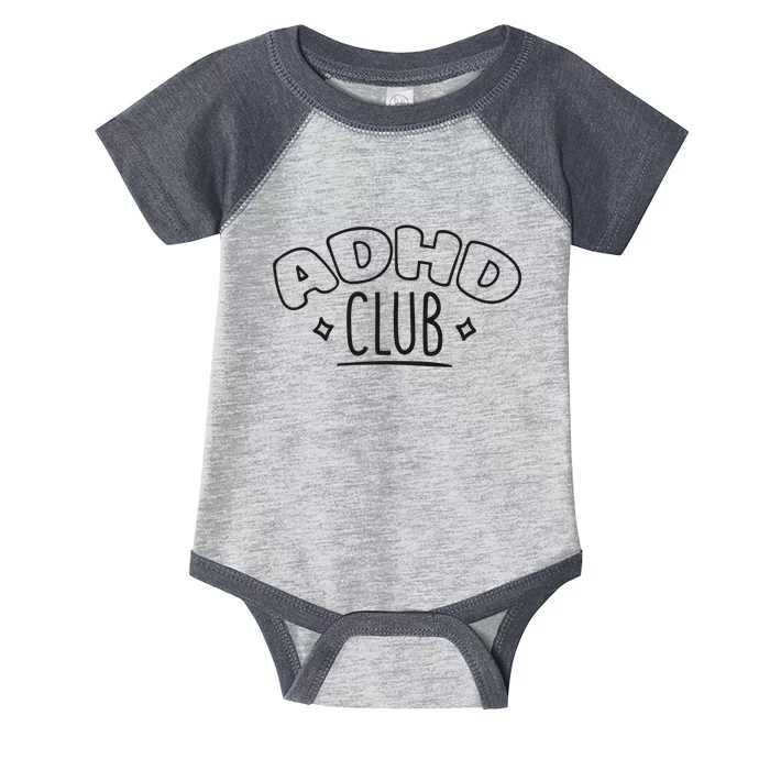 ADHD CLUB Infant Baby Jersey Bodysuit