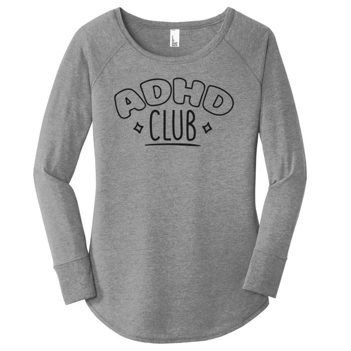 ADHD CLUB Women's Perfect Tri Tunic Long Sleeve Shirt