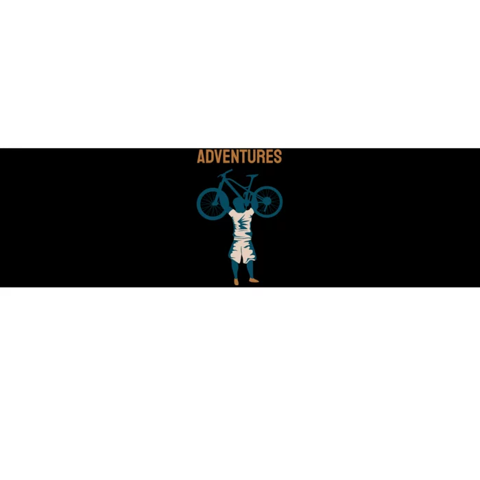 Adventures Cycling Bumper Sticker